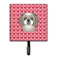 thumbnail image 1 of Gray Silver Shih Tzu Hearts Leash or Key Holder, 1 of 1