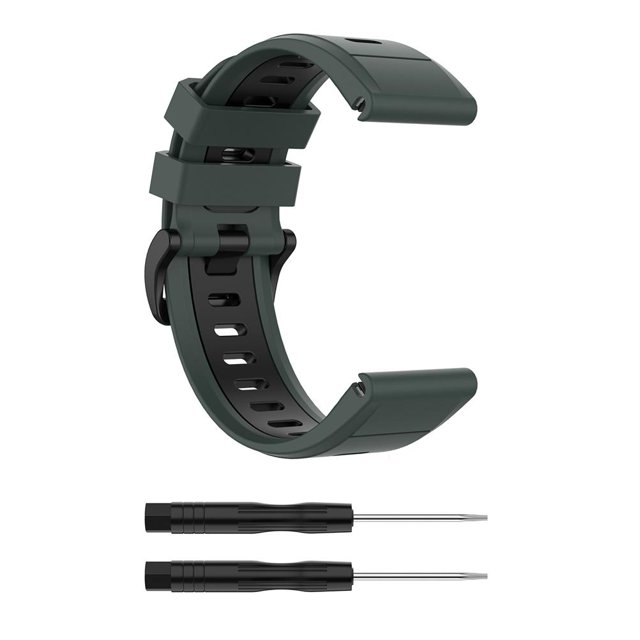 Correas de repuesto compatibles con Garmin Fenix 7X/Fenix 6X GPS/Fenix 6X PRO Watch correa de silicona 26mm correa de liberación rápida con herramienta