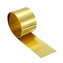 Brass Sheet Roll, 0.05 x 30 x 2000mm Metal Flashing Brass Foil Roll, Gold