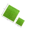 thumbnail image 2 of UPOUART 54 Pcs Forme Réaliste Style Naturel Faux Gazon Tapis d'Extérieur pour Cour et Patio Faux Gazon 11.8x7.9x0.39 Po, 2 of 6
