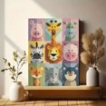 thumbnail image 6 of Abstract Geometric Safari Animal Canvas Print, Wall Art for Living Room Bedroom Office Nursery Playroom, 6 of 8