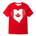 thumbnail image 5 of T-shirt de Célébration du Canada pour Garçons, Imprimé Graphique du Drapeau Canadien, Col Rond, Manches Courtes, Blouse pour Enfants, Chandails Graphiques de la Fête du Canada, Décontracté, Filles, Fierté du Canada, Haut Graphique Décontracté, 5 of 5
