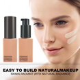 thumbnail image 6 of Skintone Matching Foundation All Skin Color Concealer Base Foundation Luminous Liquid Foundation Smooths & Corrects Imperfections Shade Face Makeup Improves Uneven Skin Tone Fluid Foundation, 6 of 7