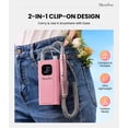 thumbnail image 5 of MelodySusie SC300E Clip-on Rechargeable Nail Drill, 30000RPM Cordless E-File with LED Display & Accessories for Nail Care, Blush Pink, 5 of 9
