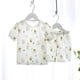 thumbnail image 5 of Gibobby Conjunto de pants para niño Ropa de manga corta para niños pequeños y Niñass, pijamas para niños, ropa de dormir, estampados de dibujos animados, Tops,(Amarillo, 18-24 Meses), 5 of 5