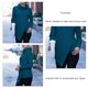 thumbnail image 5 of Suéter Top Otoño Invierno Mujer Cuello Alto Irregular Manga Larga Cuello Alto Prendas De Punto Azul XL, 5 of 6