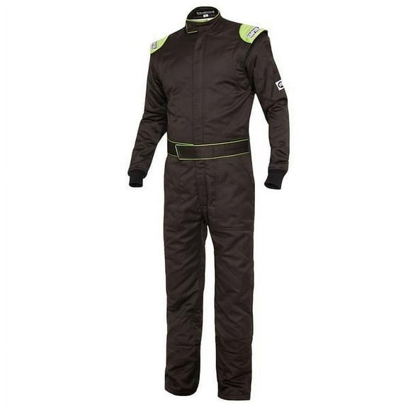 Simpson Racing RN02121 Renegade Racing Suit Adult Small Black/Lime Each