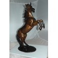 thumbnail image 6 of Horse Standing -large Bronze Statue -  Size: 26"L x 12"W x 39"H., 6 of 15