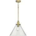 thumbnail image 3 of P500384-163-Progress Lighting-Hinton - 1 Light Pendant In Farmhouse Style-14 Inches Tall and 16 Inches Wide-Vintage Brass Finish    -Traditional, 3 of 11