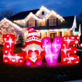 thumbnail image 3 of Decoraciones inflables para exteriores VIHOSE Love Gnome de 9 pies con LED, 3 of 6