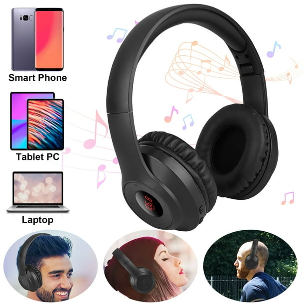 Wireless FM Radio Headphones with Best Reception, Portable Digital FM