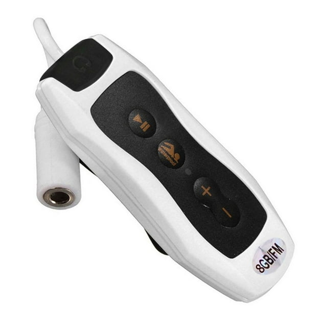 Mini Lecteur de Musique MP3 Étanche IPX8; Design Clip Radio FM 4G/8G Design Clip Sport Course Natation Plongée Lecteur de Musique