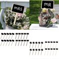 thumbnail image 2 of 10Pcs Plant Signs Small Blackboard Sign Wood Plant Stakes Message Board Sign Blackboard Labels for Garden Decorations, 2 of 5