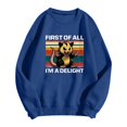 thumbnail image 4 of TINZ Chandails Imprimés Automne et Hiver pour Femmes Haut Usé Chandails Graphiques pour Femmes T-Shirt Coloré, 4 of 4