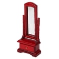 thumbnail image 2 of Kids Ornaments with Safe Plastic Material Red Color Full Length Mirror for Mini House Toy Gifts 7.5, 2 of 5