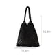 thumbnail image 3 of Mochila de paja de ganchillo para mujer - Bolso de playa bohemio con cierre de cordón, mochila cruzada para viajes de verano y uso casual, 3 of 7