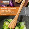 thumbnail image 4 of 12-Inch Olive Wood Cooking Tools &ndash; 5-Piece Wooden Kitchen Utensils Set with Spoons, Spatulas & Cooking Tools &ndash; Wood Kitchen Utensils Set, 4 of 7