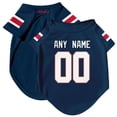 thumbnail image 2 of Camiseta para perros ANTKING, estilo Jersey de Nueva Inglaterra, nombre personalizado, 2 of 7