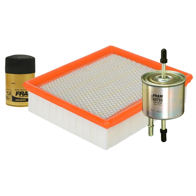 Kit De Filtro De Aire, Filtro de Aceite Sintético y Filtro de Combustible 3 PIEZAS Compatible con Ford Ranger V6 3.0L DE 2003 A 2004