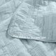 thumbnail image 3 of Juego de colcha HORIMOTE HOME, 100% algodón, talla doble, color azul bebé, 3 of 7