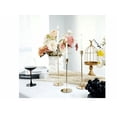 thumbnail image 2 of Set 3 Candelabro Portavelas Metal Mesa Boda Fiestas Casa Xtellar dorado, 2 of 4
