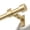 Gold, variant on HEI! DEAR 1" Adjustable Gold Curtain Rod Heavy Duty with Solid Aluminum Finials,36-88"