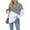Black, variant on Women Striped Color Block Long Sleeve Crew Neck Sweatshirt Casual Loose Fit Pullover Shirts Side Split Tunic Tops
