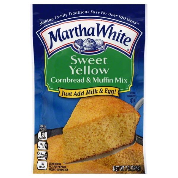 JM Smucker Martha White Cornbread & Muffin Mix, 7 oz - Walmart.com ...