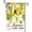 Lemon, variant on Spring Garden Flag 12.5 x 18 Inch, Red Geranium Floral Double Sided Burlap Welcome Small Yard Flag Seasonal Holiday Lawn Proch Outdoor Outside Decor