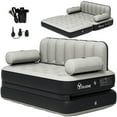 thumbnail image 6 of Uforic Queen Size Air Mattress with Built-in Air Pump, Black Bed Skirt and Gray Top Including Repair Kit and Storage Bag, Supports Inflation/Deflation, 6 of 7