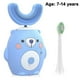 thumbnail image 1 of Cepillo de dientes eléctrico ultrasónico para niños, cabezal de gel de sílice suave, tipo U, 1 of 5