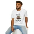 thumbnail image 4 of Pot Head Tshirt Funny Coffee Shirt Sarcastic Mens Graphic tees Caffeine, 4 of 4