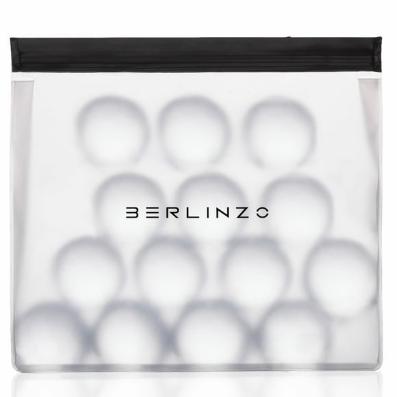Bolsa reutilizable para almacenamiento de hielo Berlinzo, tamaño grande, sin BPA