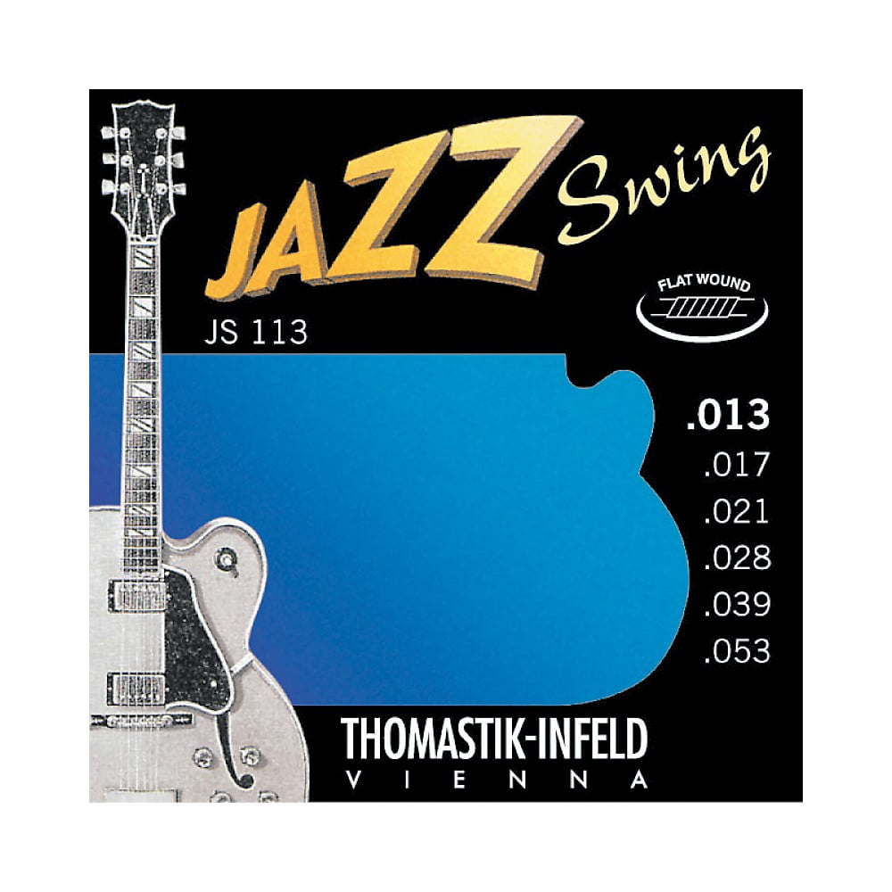 Thomastik JS113 Medium Flatwound Jazz Swing Electric Guitar Strings