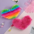 thumbnail image 4 of Coofit Kids Eye Mask Heart Shape Breathable Plush Sleep Eyeshade Eye Sleep Cover, 4 of 8