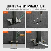 KFFKFF Outdoor Handrail 165lbs Load Handrail Aluminum Outdoor Stair Handrail 36 x 35 Outdoor Stair Railing Transitional Range from 0 to 50 Staircase Handrail Fits 4-5 Steps