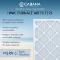 thumbnail image 2 of Cabana Filters 16 x 20 x 1 HVAC Furnace AC Air Filter Replacement, MERV 5, 6 Pack, 2 of 7