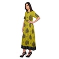 thumbnail image 2 of Moomaya Printed Kurta Dress Summer Wear Ladies Kurti Long Tunic Tops For Women, 2 of 5