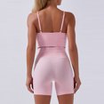 thumbnail image 5 of Women's Sports Bra Sports Yoga Bra And Shorts Sports Underwear Wearing Fitness Yoga Clothes Set Wireless Bras for Women Pink L, 5 of 7