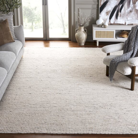 SAFAVIEH Mirage Lavonne Distressed Area Rug, Beige/Black, 8' x 10'
