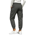 thumbnail image 7 of Ltctricy Cargo Pants for Women Drawstring Casual Jogger Pants Outdoor Elastic Waisted Hiking Pants with Pockets(Dark Gray,Small), 7 of 7