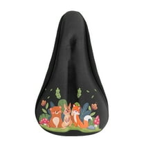 BQBQERT Silicone Foams Child Bike Seats Covers Kids Bicycles Seats Cushions Covers Thickened Bicycles Saddles Pad Bike Seats Pro