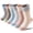 Multicolor, variant on 6 Pairs Merino Wool Kids Hiking Socks Toddlers Girls Athletic Thermal Warm Winter Socks