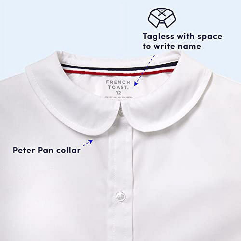 peter pan collar uniform blouse