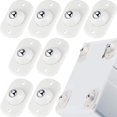 thumbnail image 1 of 8 ruedas giratorias autoadhesivas mini ruedas giratorias de acero inoxidable Pegar Rueda Universal Rotación 360 Grados ABM, 1 of 5
