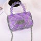 thumbnail image 1 of Jelly Handbag For Women, Portable Diagonal Pearl Bag, Chain Shoulder Bag, 1 of 3