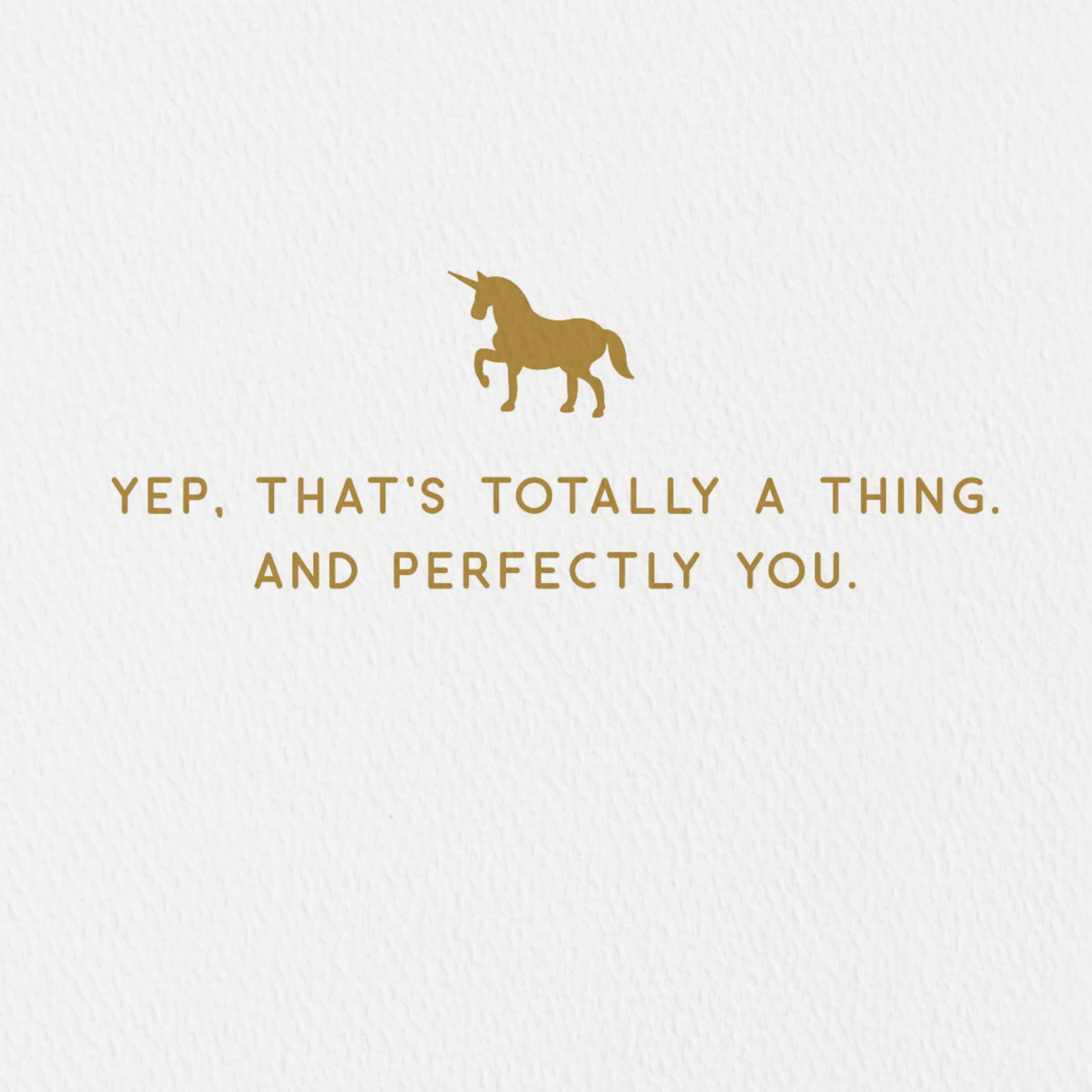 Hallmark Good Mail Encouragement or Birthday Greeting Card (Unicorn Queen)