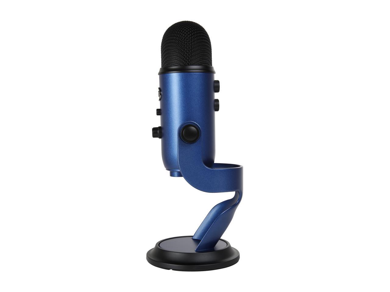 Blue Yeti USB Microphone for PC, Mac, Gaming, Recording, Streaming, Podcasting, Studio and Computer Condenser Mic with Blue VO!CE effects, 4 Pickup Patterns, Plug and Play – Midnight Blue - image 3 of 7