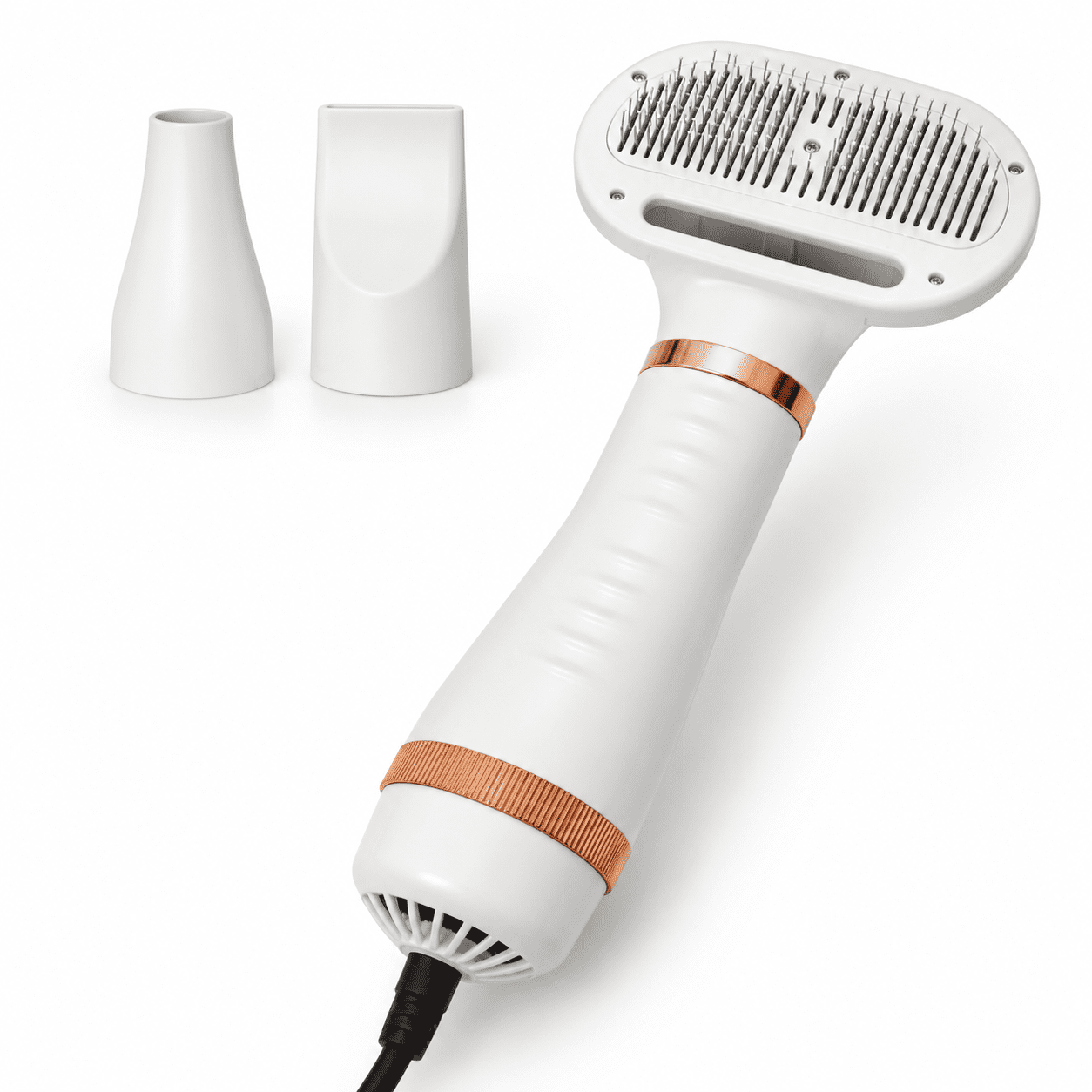 3-in-1 Pet Dryer Brush for Dogs and Cats Adjustable Temp Portable