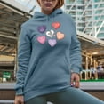 thumbnail image 2 of Meh, So Over It, Not Yours, Retro Anti Valentine's Day Art Merch Gift, Light Blue Hooded Sweatshirt or Hoodie, 3XL, 2 of 5